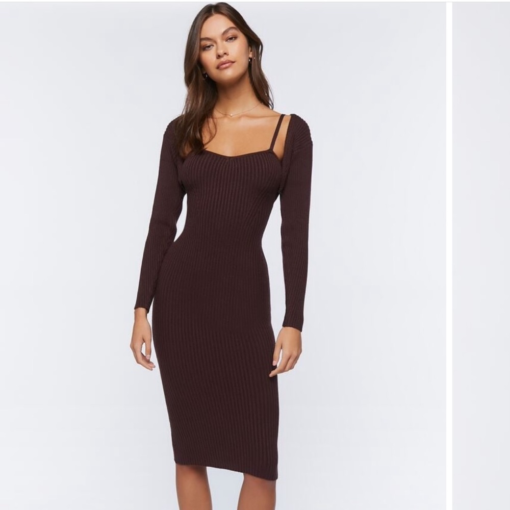 Midi knit two piece set